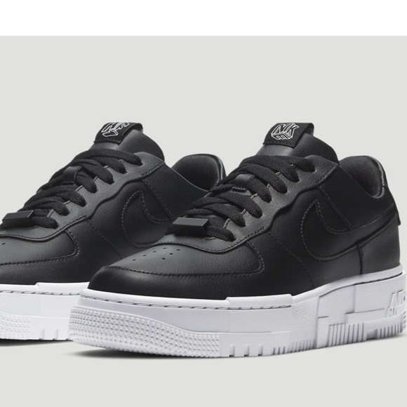 Nike Shoes - Nike Air Force one pixel sneakers black women’s size 12 shoes